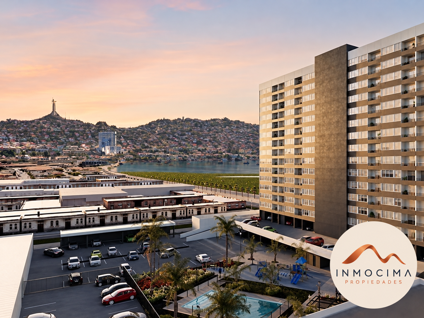 Vive en Coquimbo con quinchos en azotea y vista panorámica